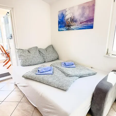 Strandapartment, Terasse & Klimanlage